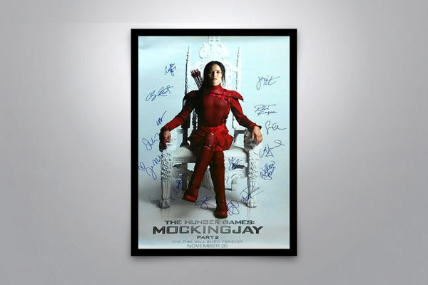 The Hunger Games: Mockingjay Part II  Signed Poster with COA