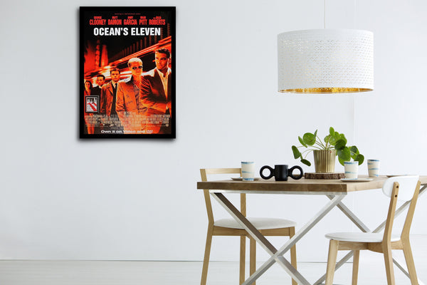 OCEAN'S ELEVEN - Signed Poster + COA