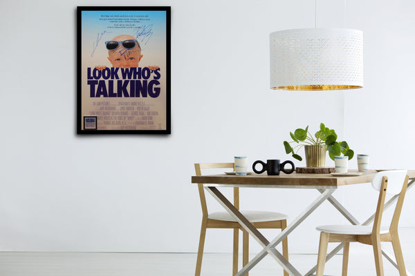 LOOK WHO'S TALKING - Signed Poster + COA