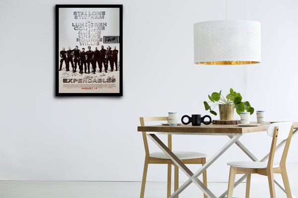 Expendables Signed Poster with COA