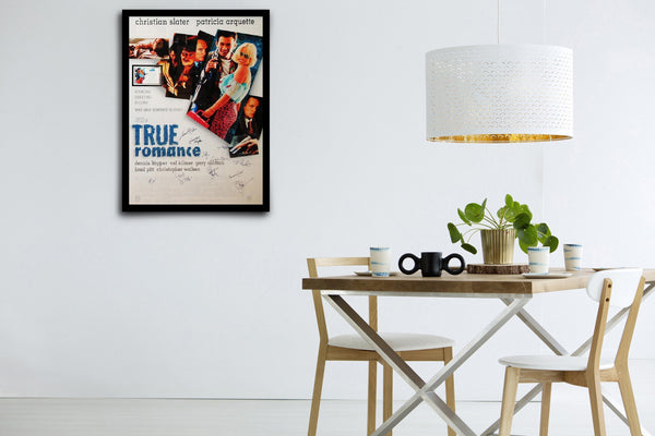 True Romance Signed Poster with COA
