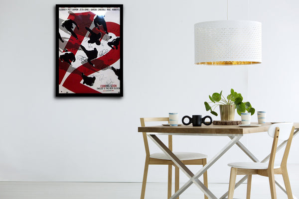 Ocean's Twelve Signed Poster with COA