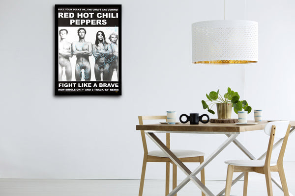 Red Hot Chili Peppers - Signed Poster + COA