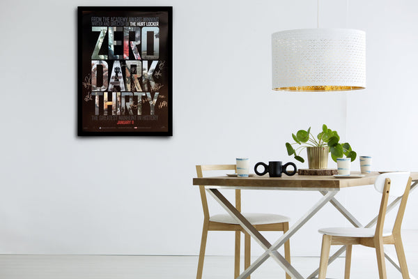 Zero Dark Thirty Signed Poster with COA