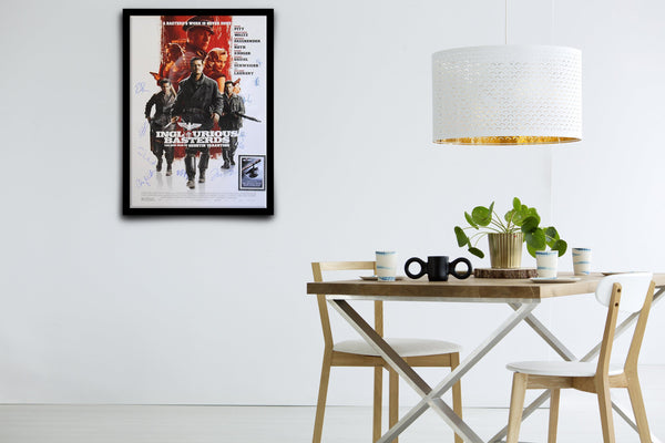Inglourious Basterds Signed Poster with COA
