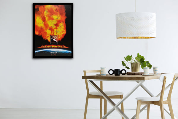 Armageddon Signed Poster with COA
