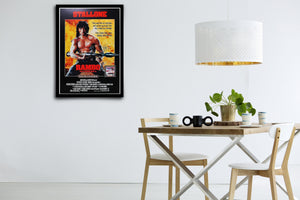 Rambo: First Blood Part II Signed Poster with COA