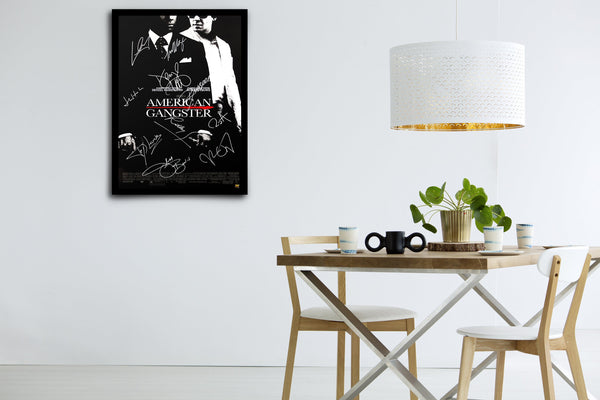 American Gangster Signed Poster with COA