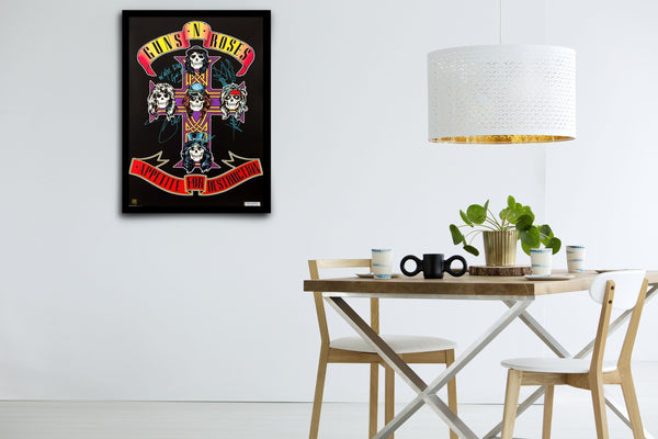 Guns N' Roses Signed Poster with COA
