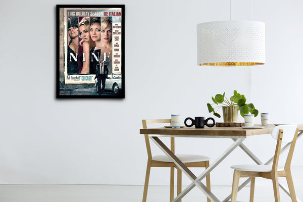 Nine Signed Poster with COA