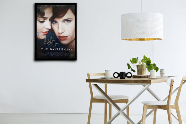 The Danish Girl Signed Poster with COA