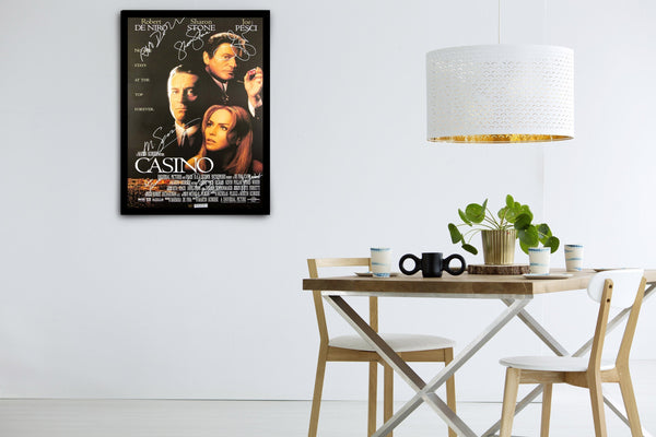 Casino Signed Poster with COA