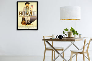Borat Signed Poster with COA