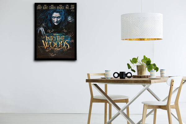 Into the Woods Signed Poster with COA