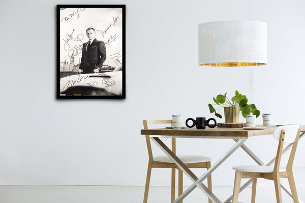 James Bond Skyfall Signed Poster with COA