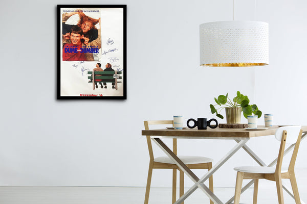 Dumb and Dumber Signed Poster with COA