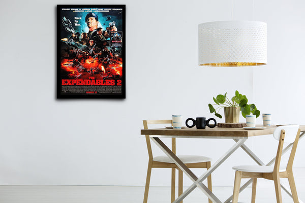 Expendables 2 Signed Poster with COA