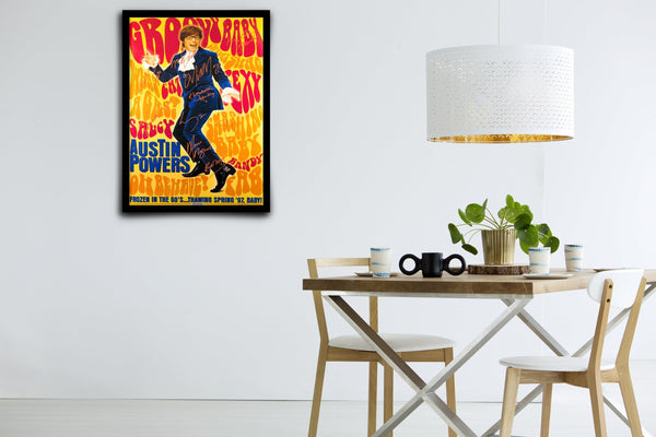 Austin Powers: International Man of Mystery Signed Poster with COA