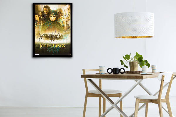 The Lord of the Rings: The Fellowship of the Ring Signed Poster with COA