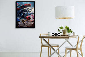Power Rangers Signed Poster with COA