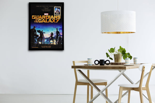 Guardians of the Galaxy Signed Poster with COA