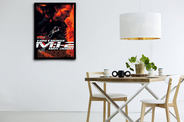 Mission: Impossible II Signed Poster with COA
