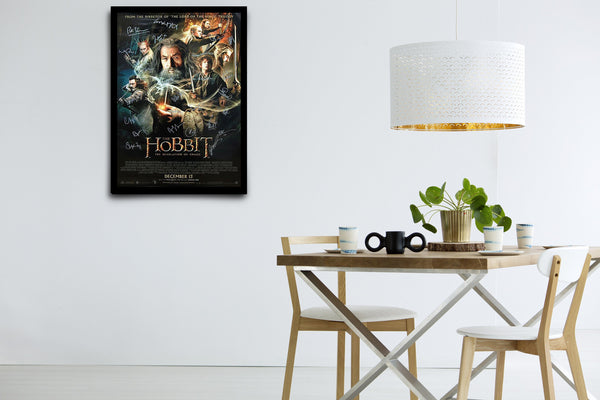 The Hobbit: The Desolation of Smaug Signed Poster with COA