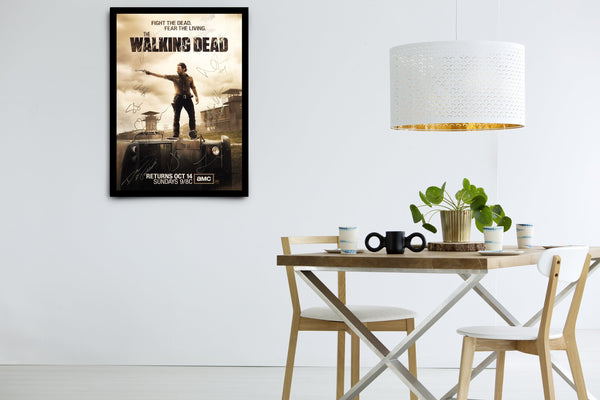 The Walking Dead Signed Poster with COA