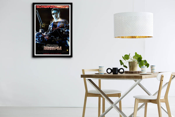 Terminator 2: Judgment Day Signed Poster with COA