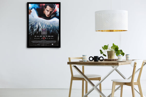 Man of Steel Signed Poster with COA