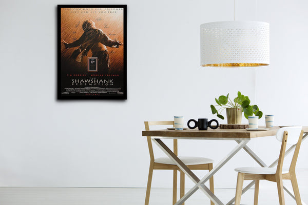 The Shawshank Redemption Signed Poster with COA