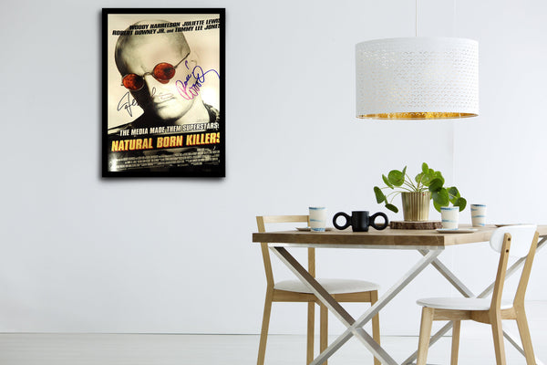 Natural Born Killers Signed Poster with COA