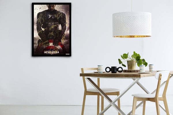 Captain America The First Avenger Signed Poster with COA