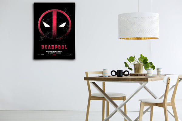 Deadpool Signed Poster with COA