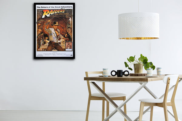 INDIANA JONES AND THE RAIDERS OF THE LOST ARK - Signed Poster + COA