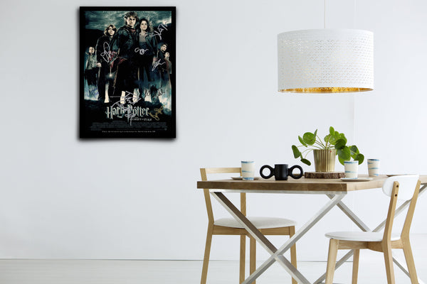 Harry Potter and the Goblet of Fire Signed Poster with COA