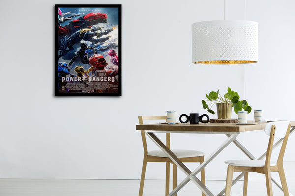 Power Rangers Signed Poster with COA