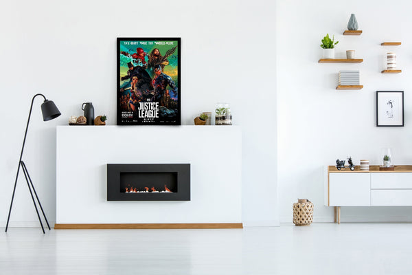 Justice League Signed Poster with COA