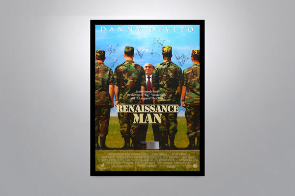 Renaissance Man Signed Poster with COA