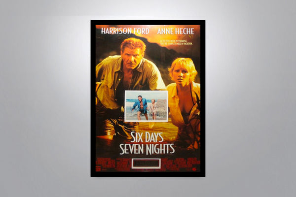 Six Days Seven Nights Signed Poster with COA