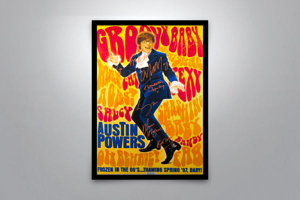 Austin Powers: International Man of Mystery Signed Poster with COA
