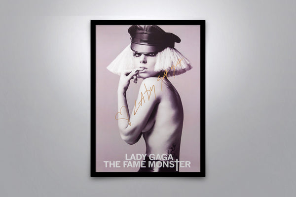 Lady Gaga Signed Poster with COA