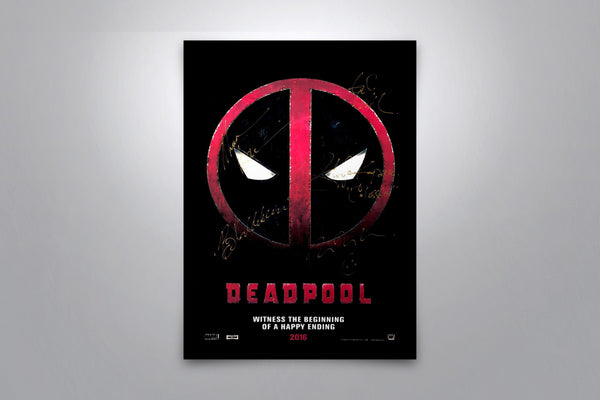 Deadpool Signed Poster with COA