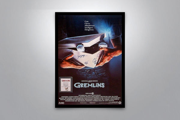 Gremlins Signed Poster with COA
