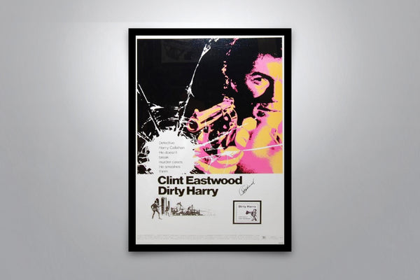 Dirty Harry Signed Poster with COA