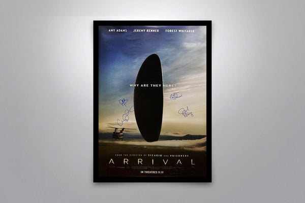 Arrival Signed Poster with COA