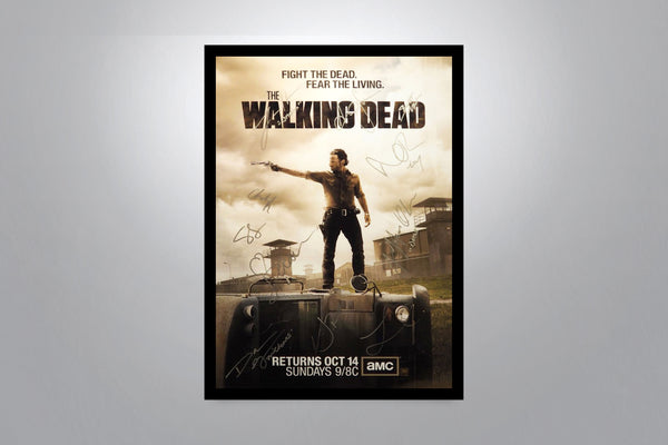 The Walking Dead Signed Poster with COA