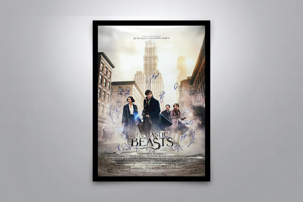 Fantastic Beasts and Where to Find Them Signed Poster with COA