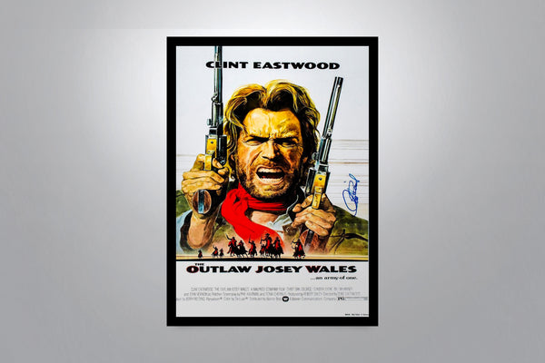 THE OUTLAW JOSEY WALES - Signed Poster + COA