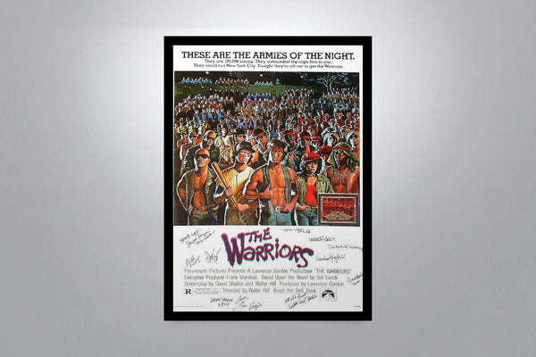 The Warriors Signed Poster with COA